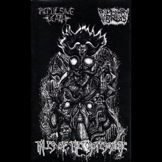Repulsive Death/Pulmonary Fibrosis - Tales of the Grotesque split Cassette