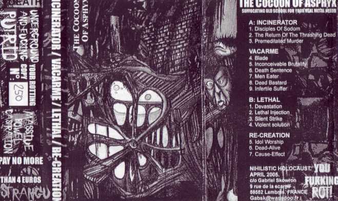 The Cocoon Of Asphyx - split Cassette