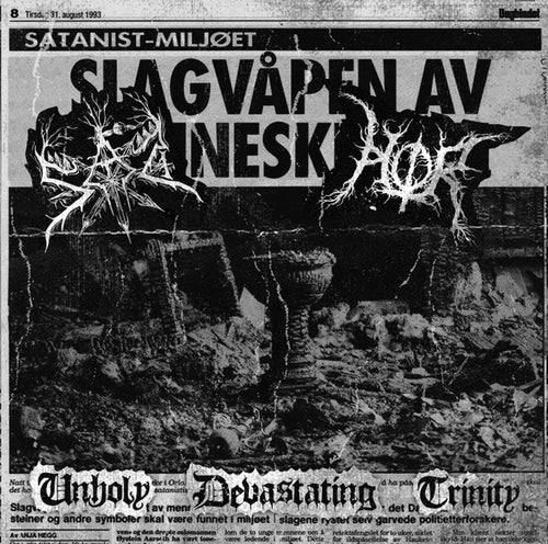 Sad / Hor - Unholy Devastating Trinity SPLIT CD