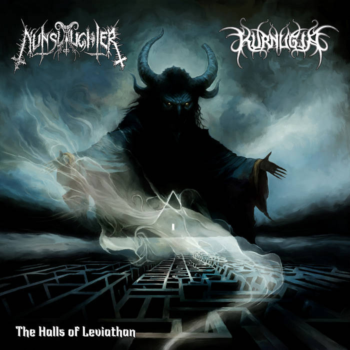 Nunslaughter / Kurnugia - The Halls of Leviathan SPLIT CD