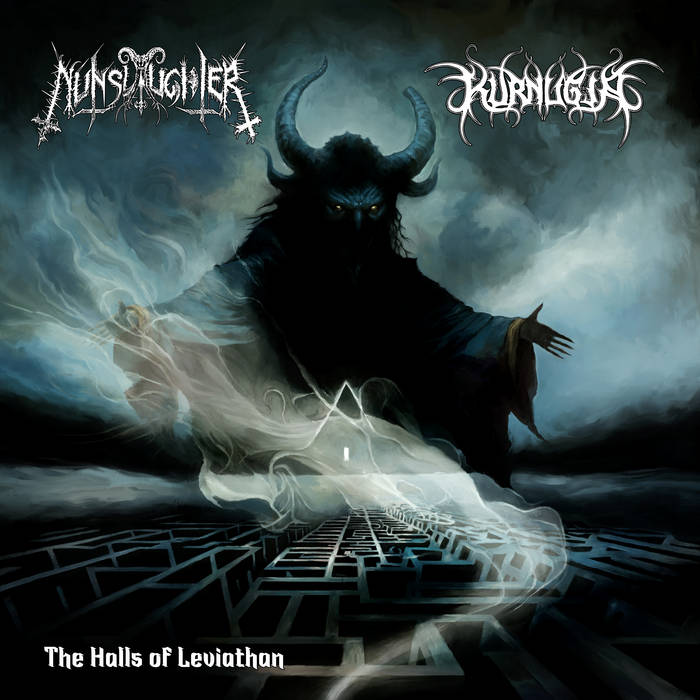 Nunslaughter / Kurnugia - The Halls of Leviathan SPLIT LP
