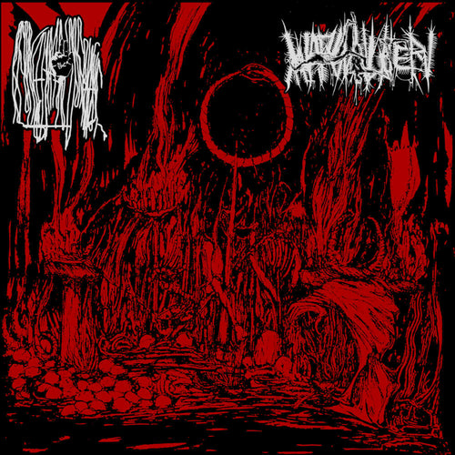 Warslaughter / Red Right Hand of Plague - RANDOM COLORS Split 7