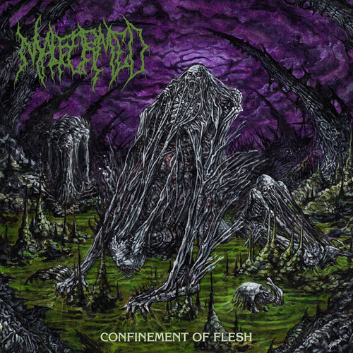 Malformed - Confinement of Flesh TRANSPARENT GREEN LP