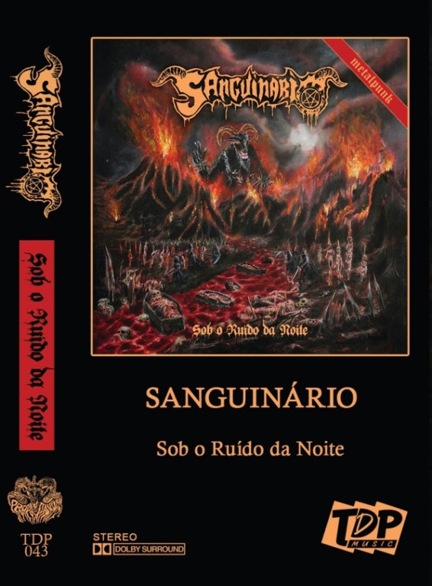 Sanguinário - Sob o Ruído da Noite CASSETTE