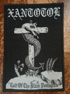 Xantotol - Cult Of The Black Pentagram Woven Patch