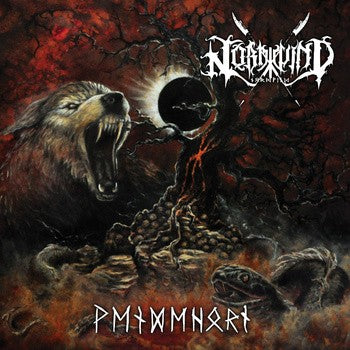 Nordwind - Wendehorn RED WITH BLACK SWIRL LP