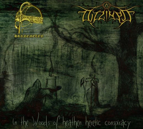 Dizziness / Drunemeton -  In the Woods of Heathen Heretic Conspiracy split DIGI CD