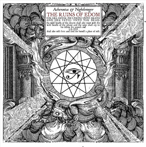 Nightbringer / Αχέροντας - The Ruins of Edom split DIGI CD