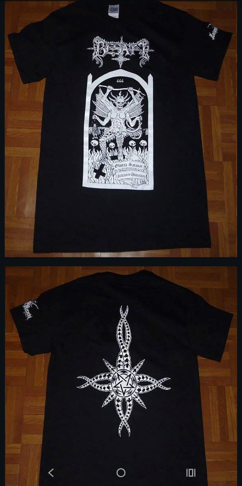 Besatt - Gloria Satanae Salvatorem Universitas T-shirt