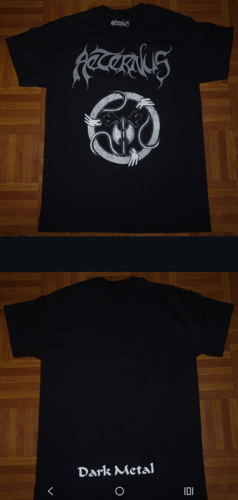 Aeternus - Dark Metal Emblem T-shirt