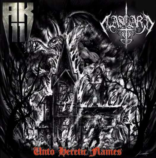 Aasgard / AK-11 - Unto Heretic Flames split CD