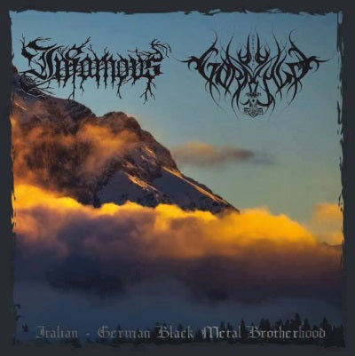 Infamous / Gorrenje - Italian - German Black Metal Brotherhood SPLIT CD