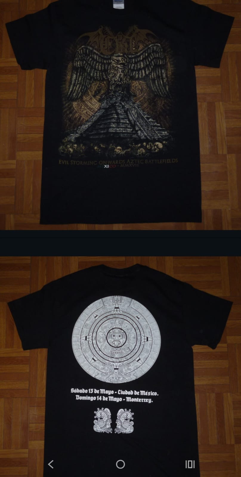 Evil - Storming Onwards Aztec Battlefields T-shirt