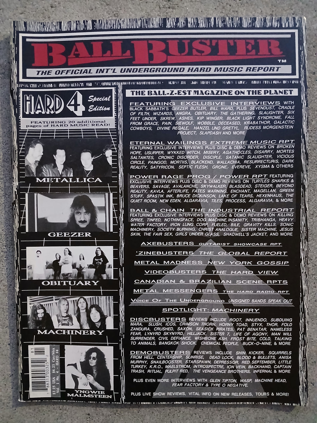 Ball Buster Heavy Metal Magazine - #4