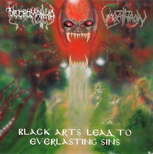 Necromantia / Varathron - The Black Arts Leads To Everlasting Sins SPLIT CD