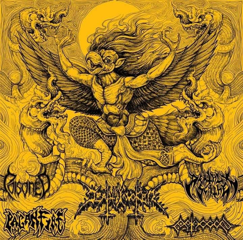 Poisoned / Death Invoker / Paganfire / Pathogen / Deathly Scythe - S/T split CD