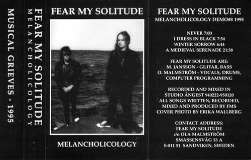 Fear My Solitude - Melancholicology DEMO CASSETTE