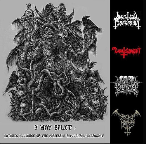 Satanic Alliance of the Possessed Sepulchral Necrogoat - split CD