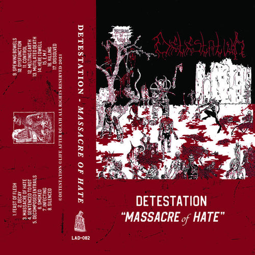 Detestation - Massacre of Hate CASSETTE
