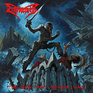 Dismember - The God That Never Was BLUE IN RED SPLIT LP