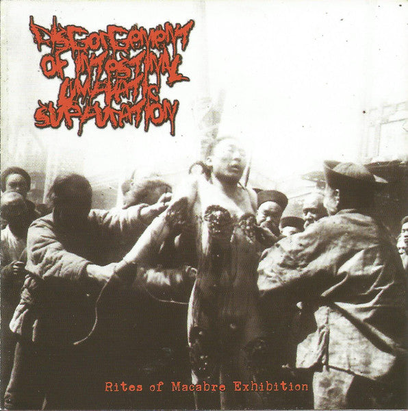 Disgorgement of Intestinal Lymphatic Suppuration / Magistral Flatulences - Rites of Macabre Exhibition / 104 TraXXX E.P. SPLIT CD