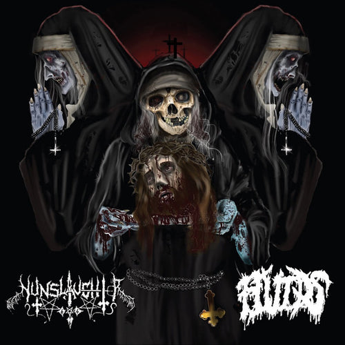 Nunslaughter / Fluids - S/T split CASSETTE