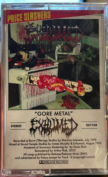 Exhumed - Gore Metal CASSETTE