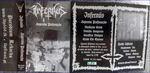 Infernüs - Suprema Profanação Cassette