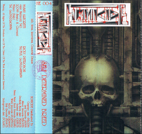 Homicide - Self Determined Breed DEMO CASSETTE