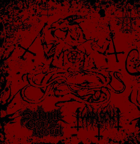 Satanik Goat Ritual / Warlock 666 - Satanic Ritual And Goat Sabbat SPLIT CD
