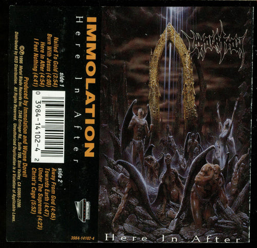 Immolation - Here in After CASSETTE