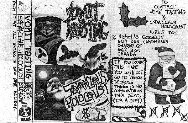 Vomit Tasting / Satanclaus Holocaust – The New Year And X-mass SPLIT DEMO CASSETTE