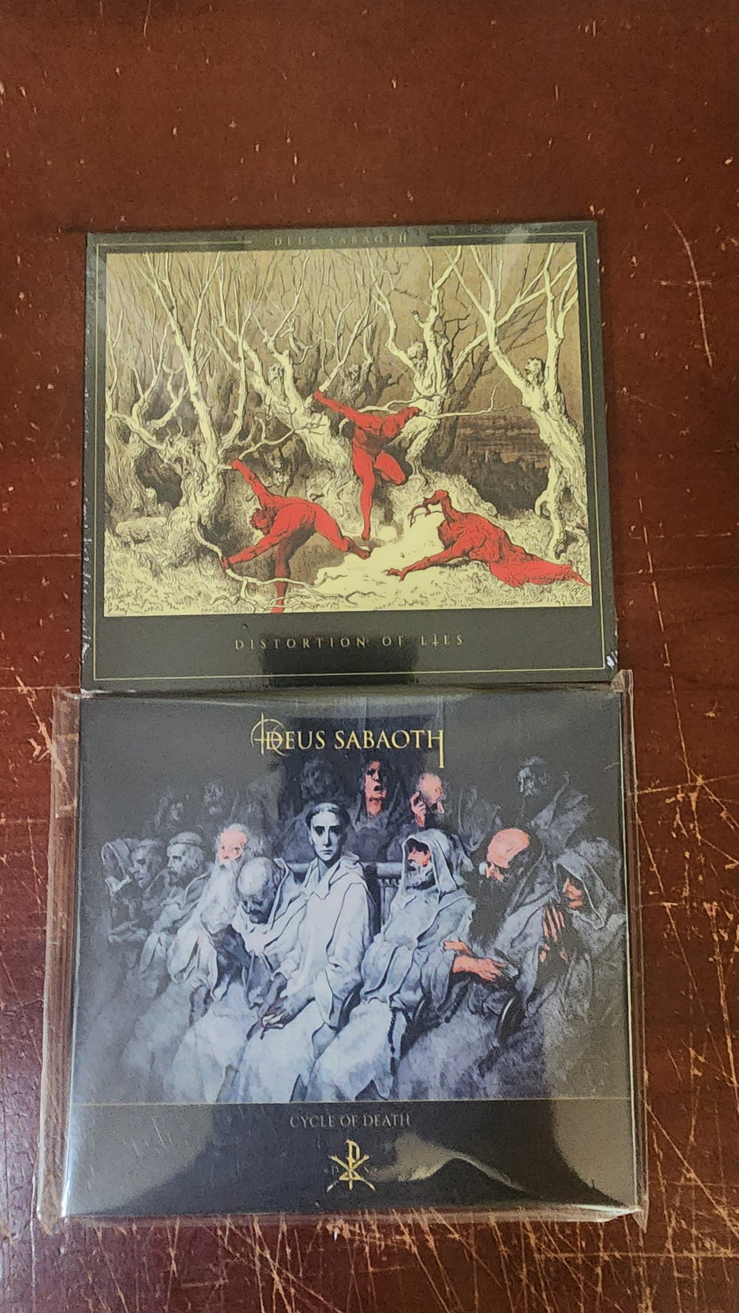 Deus Sabaoth - Distortion of Lies DIGI CD / Cycle Of Death DIGI PRO CDR PACKAGE DEAL