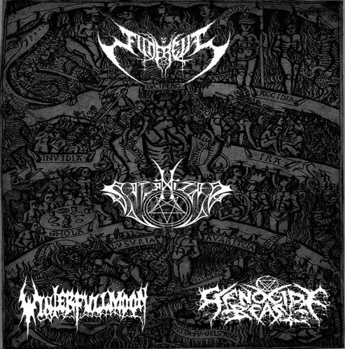 Funereus / Satanizer / Winterfullmoon / Genocide Beast - S/T split CD