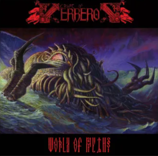 Crypt of Kerberos - World of Myths GATEFOLD PURPLE GALAXY AQUA LP