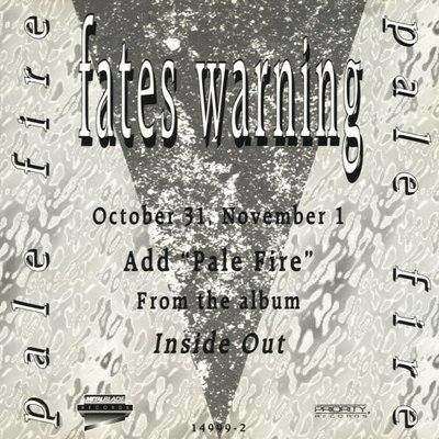 Fates Warning - Pale Fire Single CD