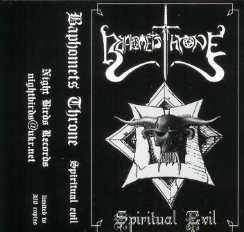 Baphomet's Throne - Spiritual Evil Cassette