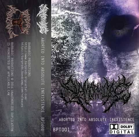 Slamophiliac - Aborted into Absolute Inexistence Cassette