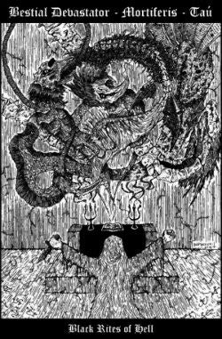 Black Rites of Hell - split Cassette