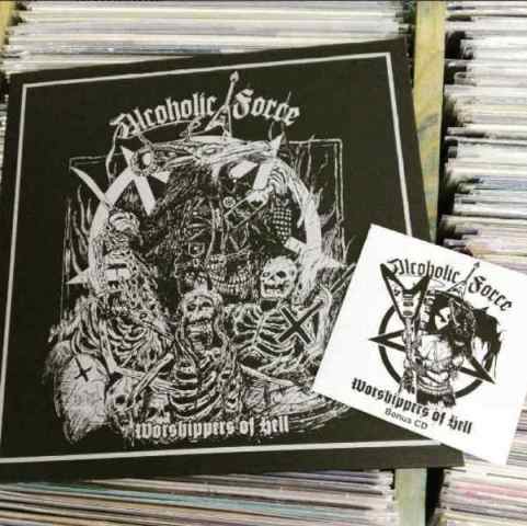 Alcoholic Force - Worshippers of Hell EP 12