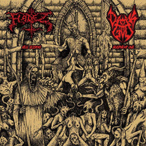 Hadez / Dark God - Hell Sessions / Blasphemy Live split DIGI CD