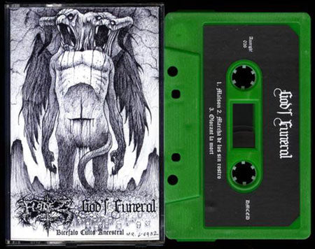 Hadez / God's Funeral - Bicéfalo Culto Ancestral split Cassette