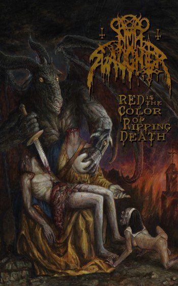 Nunslaughter - Red Is the Color of Ripping Death Cassette