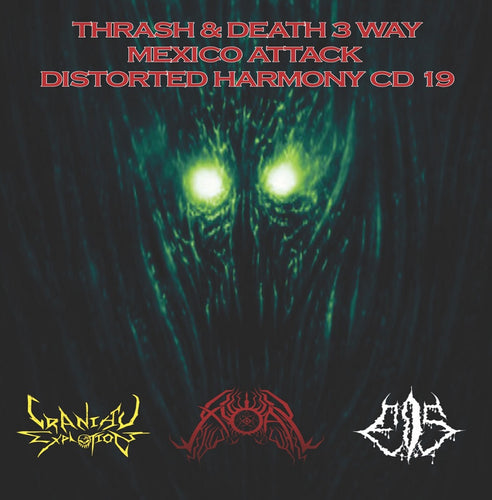 Thrash & Death 3 Way Mexico Attack - split DIGI CD