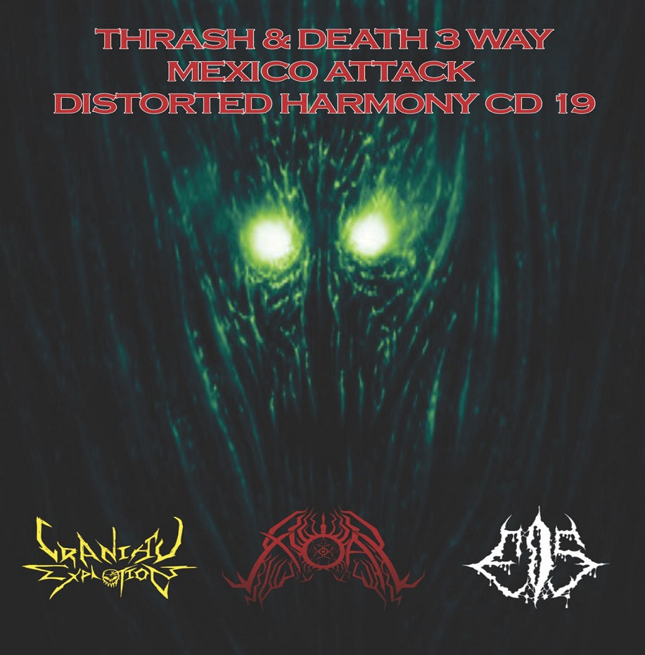 Thrash & Death 3 Way Mexico Attack - split DIGI CD