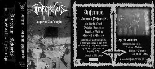 Infernus (PRT) - Suprema Profanacao TAPE