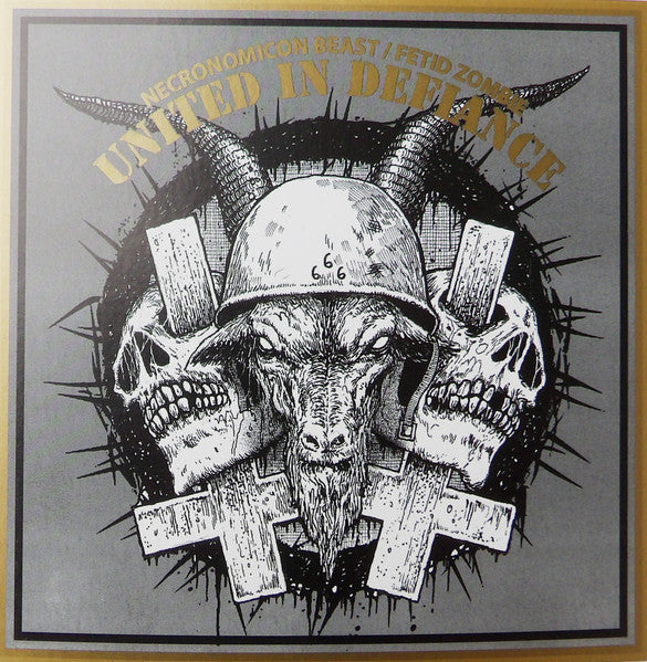 Necronomicon Beast / Fetid Zombie - United in Defiance split CD