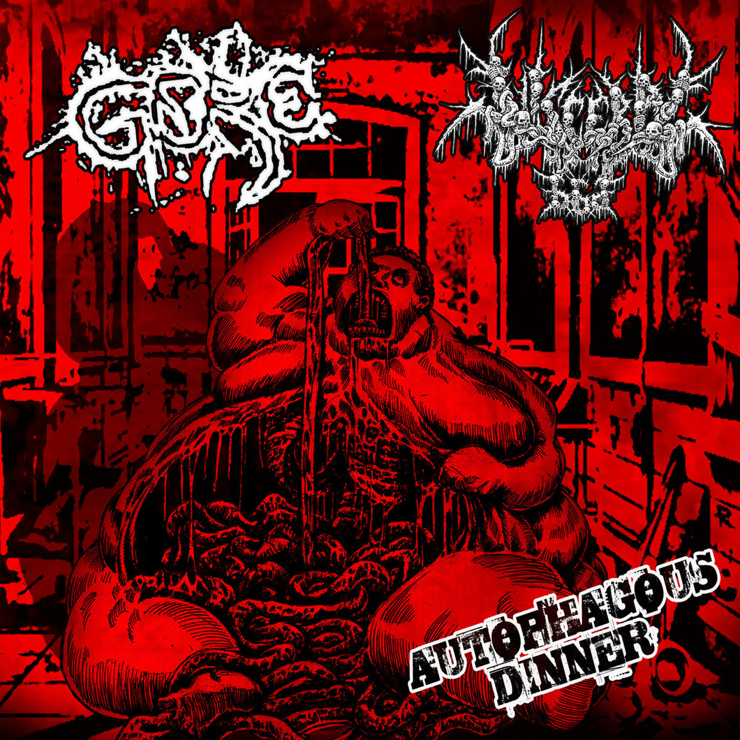 Gore / Visceral 666 - Authophagus Dinner split DIGI CD
