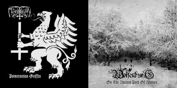 Mordbrann / Wolfenburg -  Pomeranian Griffin / On the Ancient Path of Wolves split CD