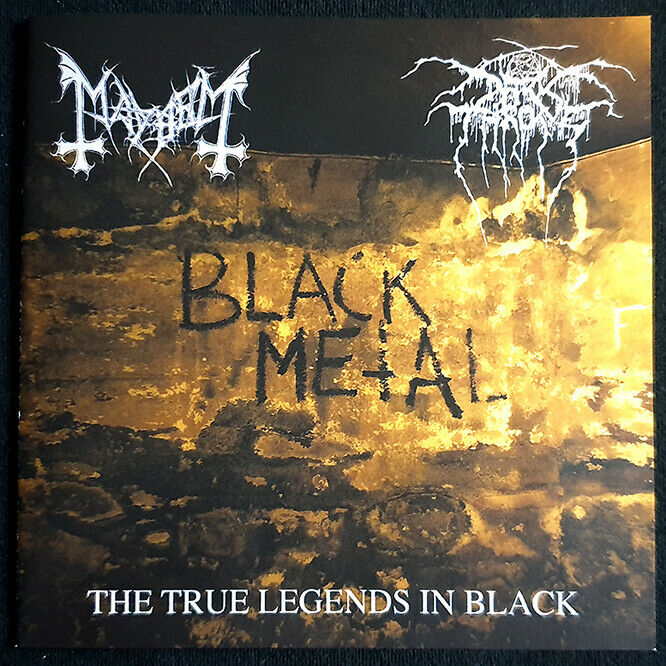 Mayhem / Darkthrone - The True Legends In Black split CD